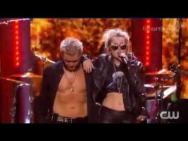 Billy Idol and Miley Cyrus