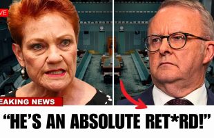 3 MINUTES AGO: Pauline Hanson