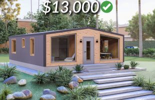 (7×9 Meters) Modern Small House Design |