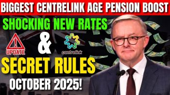 BIGGEST CENTRELINK AGE PENSION BOOST YET! Shocking