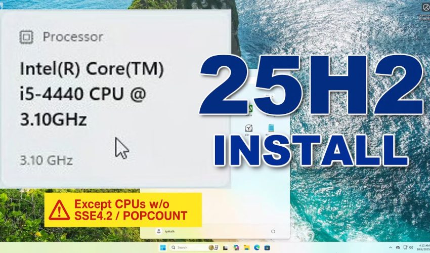🖥️Windows 11 25H2: Install on Any Unsupported PC